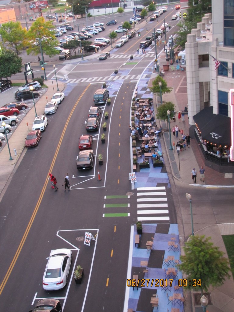 Street-view of Memphis. 