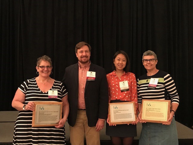 Happy award winners at 2017 Professional Development Seminar.