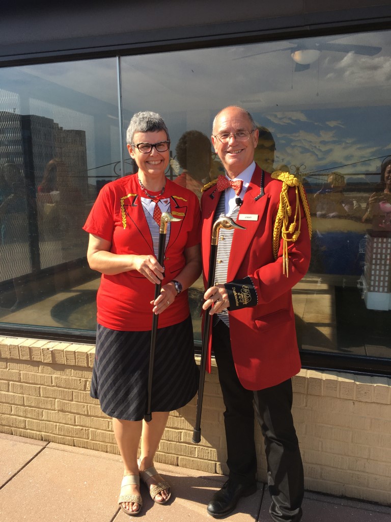 Fun dressed pair at the 2017 Professional Development Seminar