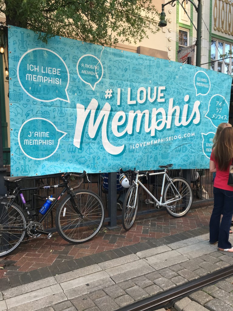 #ILoveMemphis sign at 2017 Professional Development Seminar.